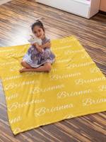 New!!! Custom Name or Quote Velveteen Plush Blanket! Multiple Colors and Fonts Available!