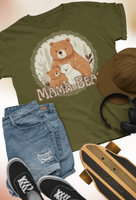 Vintage Mama Bear Mothers Day Unisex Graphic Tees!