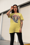 Boho Floral Elephant With Flower Crown Unisex Graphic Tees! Summer Vibes!