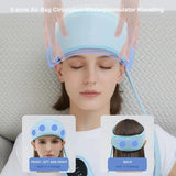 Electric Head Massager with Air Pressure, Hot Compress & Kneading for Migraine and Stress Relief