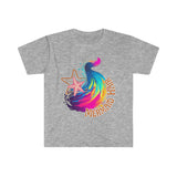 Mermaid Hair Neon Summer Time Unisex Graphic Tees! Summer Vibes!