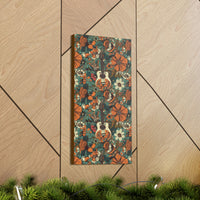 Floral Vintage 70's Inspired Guitar Canvas Gallery Wraps!