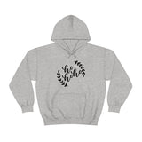 Ho Ho Ho Minimalistic Christmas Unisex Heavy Blend Hooded Sweatshirt! Winter Vibes!