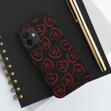 Valentines Day Candy Hearts Red and Black Tough Phone Cases, Case-Mate! Spring Vibes!