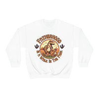 Fatherhood is a Walk in the park Fathers Day Unisex Heavy Blend Crewneck Sweatshirt!