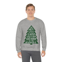 It's What is Around the Tree That Matters Unisex Heavy Blend Crewneck Sweatshirt! Winter Vibes!