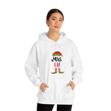 Mrs. Elf Unisex Heavy Blend Hooded Sweatshirt! Winter Vibes!