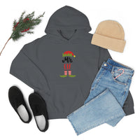 Mr. Elf Unisex Heavy Blend Hooded Sweatshirt! Winter Vibes!