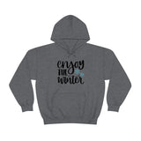 Enjoy The Winter Holiday Snowflake Unisex Heavy Blend Hooded Sweatshirt! Winter Vibes!