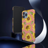 Pink Sunflower Tough Phone Cases, Case-Mate! Summer Vibes!