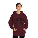 Caffeine King Unisex Heavy Blend Hooded Sweatshirt! Sarcastic Vibes!