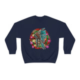 Rustic Indian Head Chief Holiday Unisex Heavy Blend Crewneck Sweatshirt! Winter Vibes!