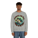 Grandpas The Name and Fishing is My Game Fathers Day Unisex Heavy Blend Crewneck Sweatshirt!