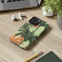 Palm Tree's Green and Orange Tough Phone Cases, Case-Mate! Summer Vibes!