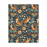 Vintage 70's Inspired Floral Foxy Canvas Gallery Wraps!