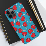 Valentines Day Candy Heart Lollypop Tough Phone Cases, Case-Mate! Spring Vibes!