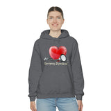 Valentines Day Stethoscope Heart Hug Emergency Department Unisex Heavy Blend Hooded Sweatshirt! Spring Vibes!