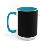 Pop Pop The man The Myth The Legend Two-Tone Coffee Mugs, 15oz! Grandparent Vibes!