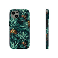 Teal Blue Pineapples Tough Phone Cases, Case-Mate! Summer Vibes!