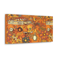 Vintage 70's Inspired Van Life Canvas Gallery Wraps!