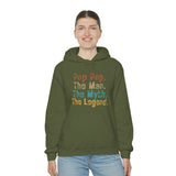 Pop Pop The Man The Myth The Legend Unisex Heavy Blend Hooded Sweatshirt! Grandparent Vibes!