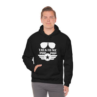 Talk to Me Pop Pop Unisex Heavy Blend Hooded Sweatshirt! Grandparent Vibes! Fathers Day!