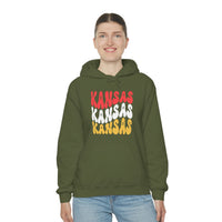 Kansas City Football Ride The Red Wave Unisex Heavy Blend Hooded Sweatshirt! Football Season! Spring Vibes!