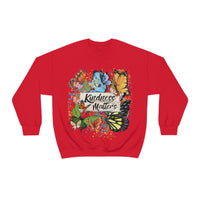 Kindness Matters Butterfly Vintage Unisex Heavy Blend Crewneck Sweatshirt! Spring Vibes!