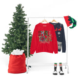 Western Small Town Christmas Unisex Heavy Blend Crewneck Sweatshirt! Winter Vibes!