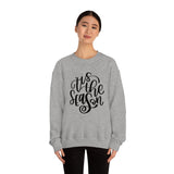 Tis The Season Holiday Unisex Heavy Blend Crewneck Sweatshirt! Winter Vibes!