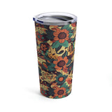 Vintage 70's Inspired Musical Notes Tumbler 20oz!