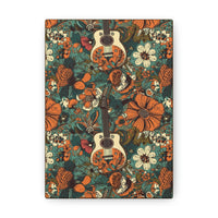 Floral Vintage 70's Inspired Guitar Canvas Gallery Wraps!