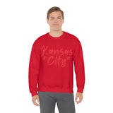 Kansas City Football Unisex Heavy Blend Crewneck Sweatshirt! Football Season!