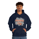 Kansas City Football Grey and Pink Leopard Print Unisex Heavy Blend Hooded Sweatshirt! Football Season!