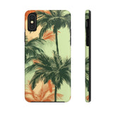 Palm Tree's Green and Orange Tough Phone Cases, Case-Mate! Summer Vibes!