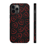 Valentines Day Candy Hearts Red and Black Tough Phone Cases, Case-Mate! Spring Vibes!