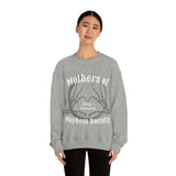 Mothers of Mayhem Society, Sleep Deprived Crewneck Sweatshirt! Sarcastic Vibes! Family Vibes!