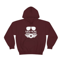 Talk to Me Pop Pop Unisex Heavy Blend Hooded Sweatshirt! Grandparent Vibes! Fathers Day!