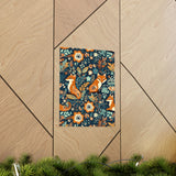 Vintage Foxy Florals 70s Inspired Premium Matte Vertical Posters!