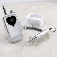 Rechargeable LED Heart Nail Drill
