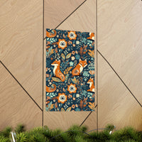 Vintage Foxy Florals 70s Inspired Premium Matte Vertical Posters!