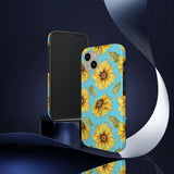 Blue Sunflower Tough Phone Cases, Case-Mate! Summer Vibes!