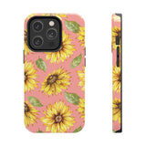 Pink Sunflower Tough Phone Cases, Case-Mate! Summer Vibes!