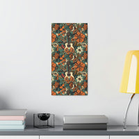 Floral Vintage 70's Inspired Guitar Canvas Gallery Wraps!