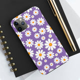 Purple Daisy Tough Phone Cases, Case-Mate! Spring Vibes!