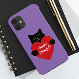 Valentines Day Your Perfect Kitten Purple Tough Phone Cases, Case-Mate! Spring Vibes!