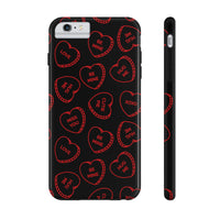 Valentines Day Candy Hearts Red and Black Tough Phone Cases, Case-Mate! Spring Vibes!