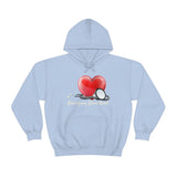 Valentines Day Stethoscope Heart Hug Emergency Department Unisex Heavy Blend Hooded Sweatshirt! Spring Vibes!