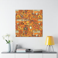 Vintage 70's Inspired Van Life Canvas Gallery Wraps!