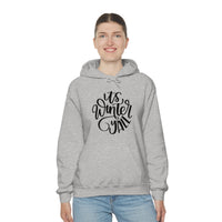 It's Winter Yall Unisex Heavy Blend Hooded Sweatshirt! Winter Vibes!